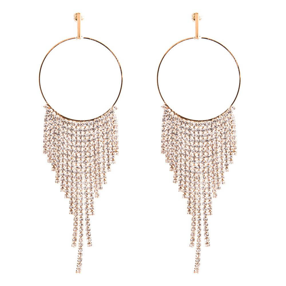 Cercei bohemia hoops golden