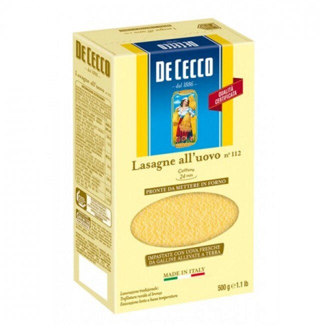 Paste cu Ou Lasagna Timballo , De Cecco , 500g