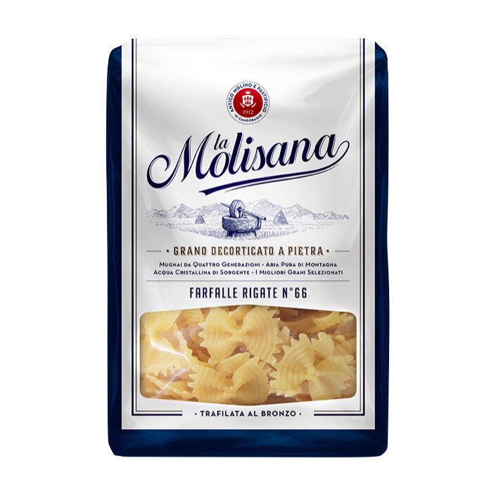 Paste farfalle no66 La Molisana, 500g