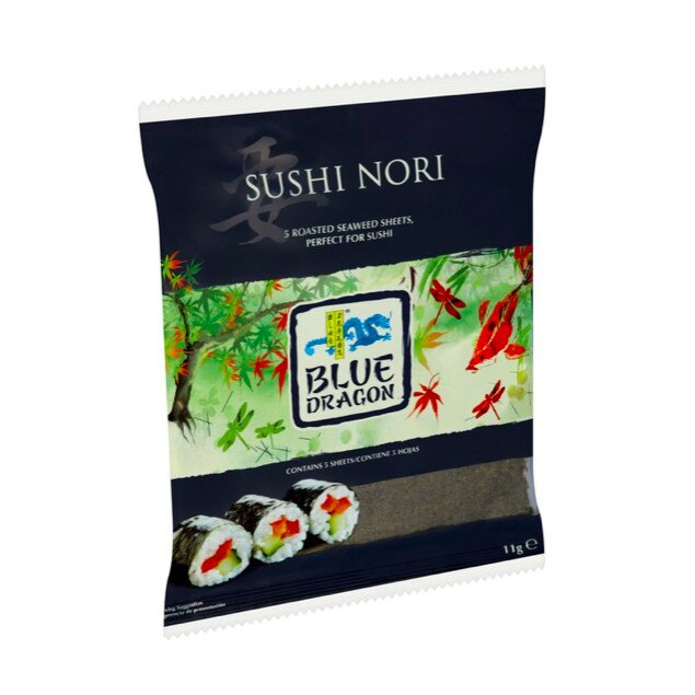 Foi de alge pentru sushi nori Blue Dragon, 11g