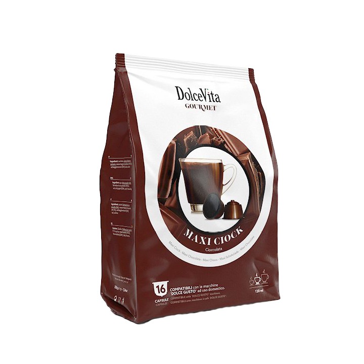 Capsule Maxi Ciock Dolce Vita Compatibile Dolce Gusto, 16 bucati, 208 g
