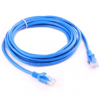Cablu de retea Belkin RJ45 CAT 5E, albastru, 2m Cablu de retea Belkin RJ45 CAT 5E, albastru, 2m