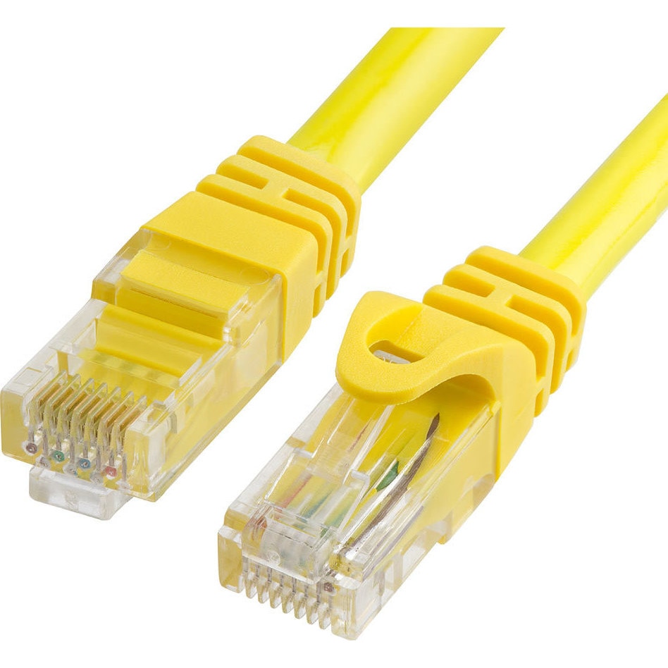 Cablu de retea Belkin RJ45 CAT 5E UTP, galben, 1m