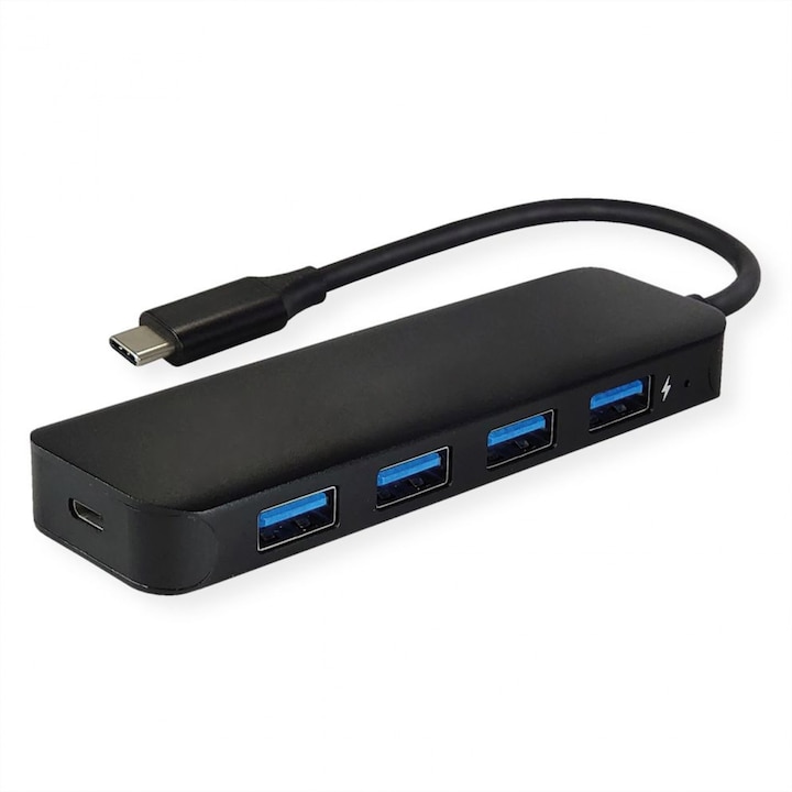 Hub Usb 3.2 Gen 1-C – 4 x Usb-A Black, Érték 14.99.5039