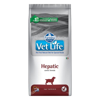 Hrana dietetica pentru caini, Vet Life Hepatic, 2 kg Hrana dietetica pentru caini, Vet Life Hepatic, 2 kg