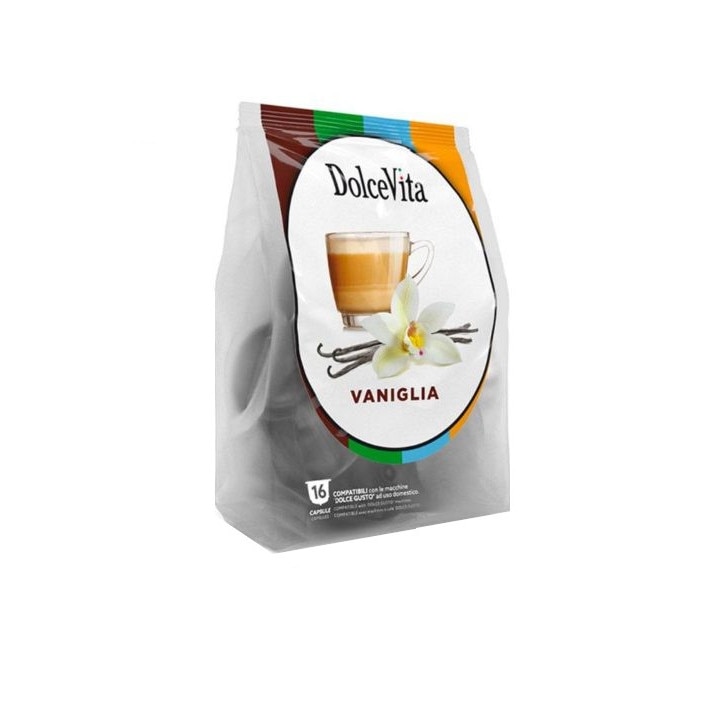 Capsule Vanillio Dolce Vita Compatibile Dolce Gusto, 16 bucati, 208 g