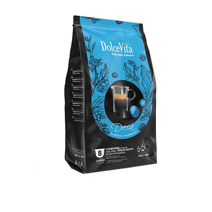 Capsule Deca Dolce Vita Compatibile Dolce Gusto, 8 bucati, 60 g