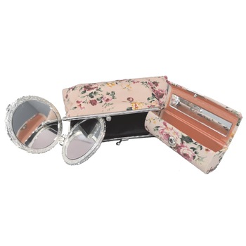 Set cadou pentru femei, 3 piese, roz, ClauM, 18-3/12 Set cadou pentru femei, 3 piese, roz, ClauM, 18-3/12