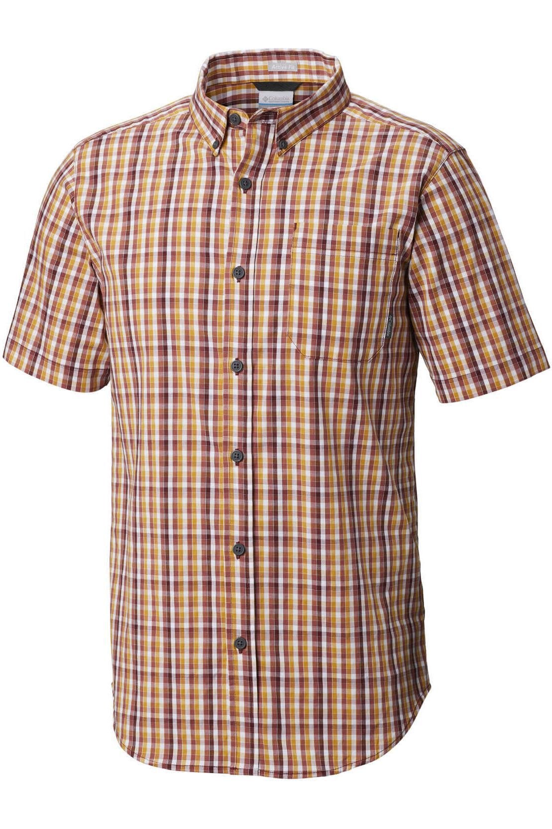 Camasa pentru barbati, Columbia Rapid Rivers II Short Sleeve Shirt, Rosu