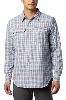 Camasa pentru barbati, Columbia Silver Ridge 2.0 Plaid L/S Shirt, Albastru Camasa pentru barbati, Columbia Silver Ridge 2.0 Plaid L/S Shirt, Albastru