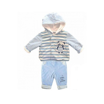 Set 2 piese jacheta si pantalonasi, bebe, Tom Kids, Albastru Set 2 piese jacheta si pantalonasi, bebe, Tom Kids, Albastru