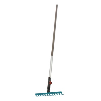 Grebla pentru sol, Gardena Combisystem 03024-20, metal, cu coada din lemn, 12 dinti, 130 cm Grebla pentru sol, Gardena Combisystem 03024-20, metal, cu coada din lemn, 12 dinti, 130 cm