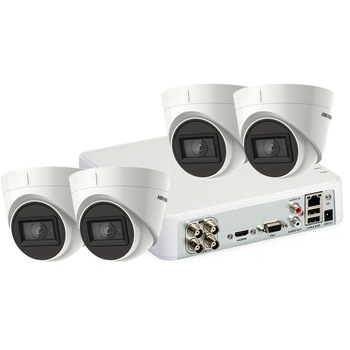 Sistem supraveghere Hikvision 4 camere de interior 5MP(2k+), IR 30m, microfon incorporat Sistem supraveghere Hikvision 4 camere de interior 5MP(2k+), IR 30m, microfon incorporat