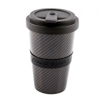 Pahar original Audi Sport, Portelan cu finisaj carbon, 400 ml, Gri Pahar original Audi Sport, Portelan cu finisaj carbon, 400 ml, Gri
