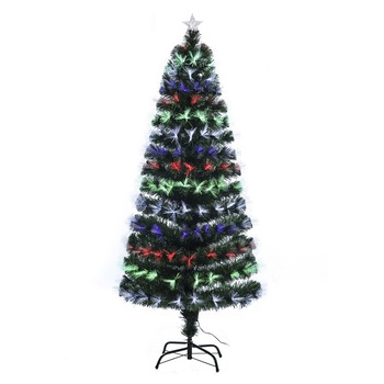 Brad artificial de Craciun cu fibra optica NOVOKIDS FiberTree, Cu lumini, Coroana bogata, Inaltime 150 cm, Suport inclus, Pom de Craciun, Ecologic, Multicolor Brad artificial de Craciun cu fibra optica NOVOKIDS FiberTree, Cu lumini, Coroana bogata, Inaltime 150 cm, Suport inclus, Pom de Craciun, Ecologic, Multicolor