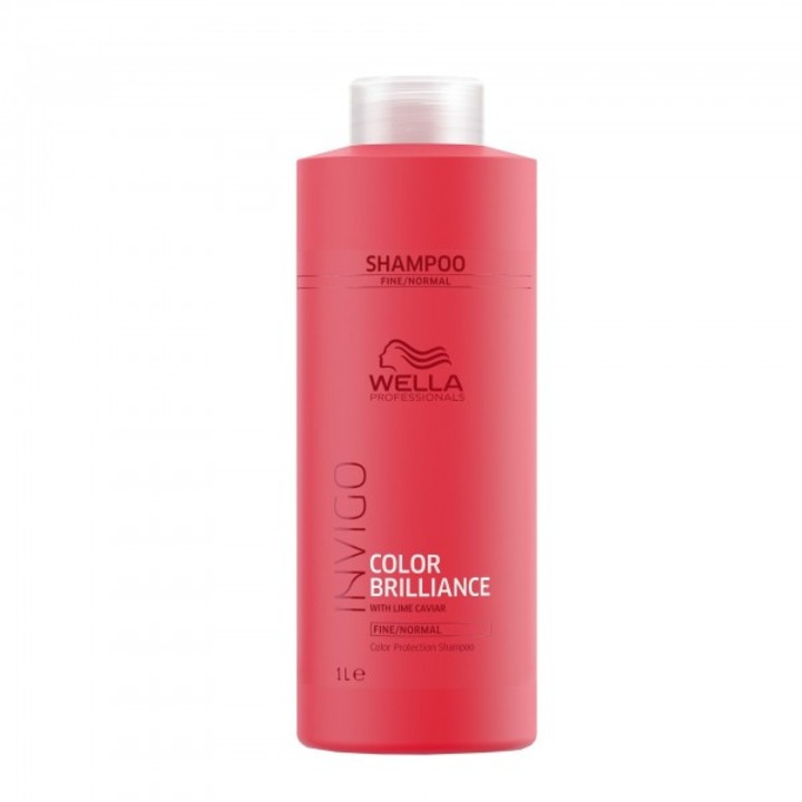 Wella Professionals Invigo Color Brilliance Festett hajsampon normál finom szerkezettel 950 ml