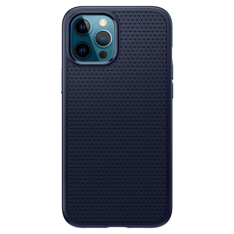 Carcasa Spigen Liquid Air iPhone 12 Pro Max Navy Blue