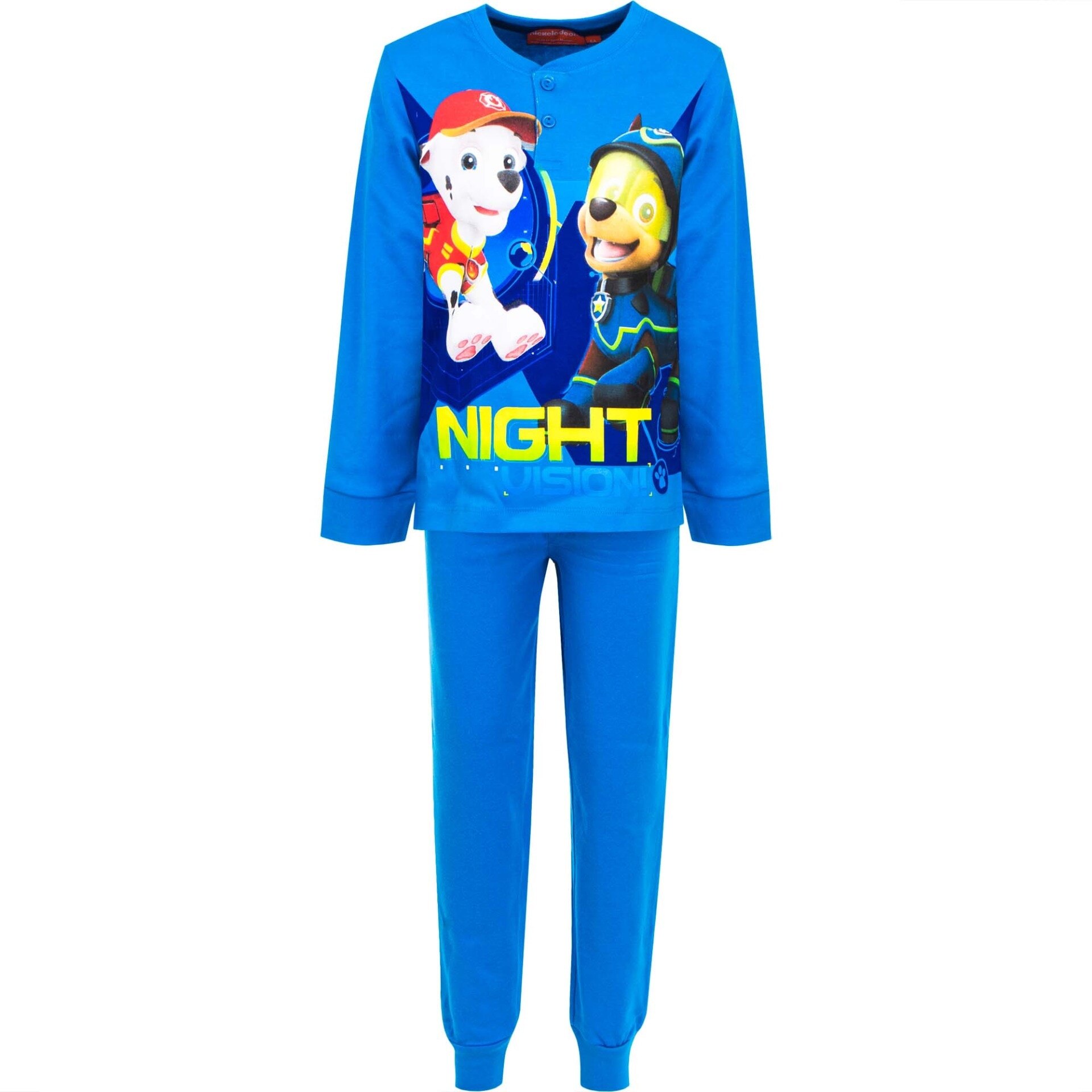 Pijamale lungi Paw Patrol 7257, Albastru