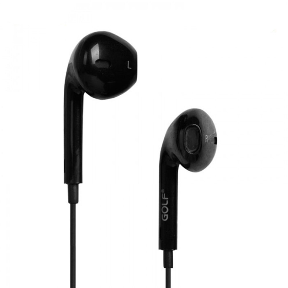 Casti audio stereo Golf Xsound, Jack 3.5, Negru