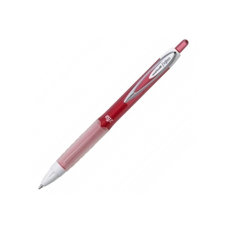 Pix gel cu mecanism Uni-Ball UMN-207F Signo, rosu