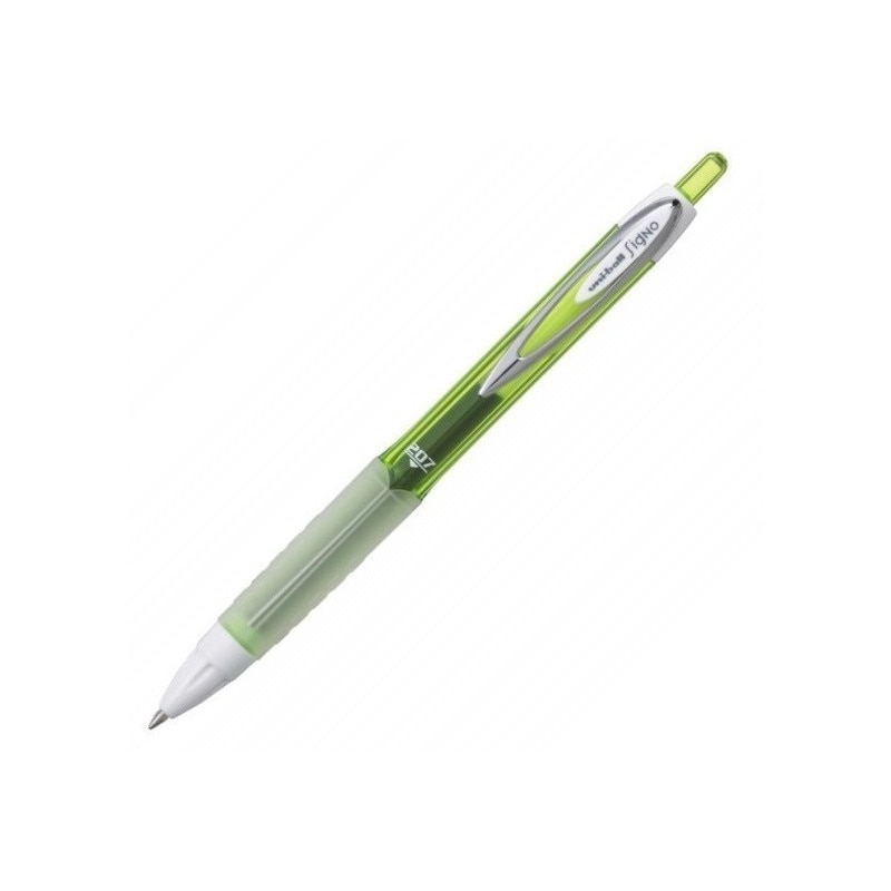 Pix gel cu mecanism Uni-Ball UMN-207F Signo, verde