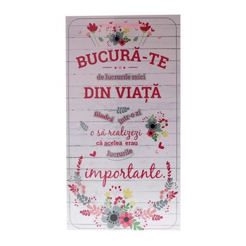 Tablou Bucura-te de Viata 50 cm Tablou Bucura-te de Viata 50 cm