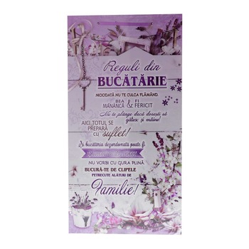 Tablou Reguli din Bucatarie 50 cm Tablou Reguli din Bucatarie 50 cm