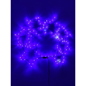 Instalatie de Craciun, Figurina 7 stele din furtun led pe suport metalic, Albastru cu FLASH, 9036B, Figurina luminoasa furtun led exterior Sdx Market® Instalatie de Craciun, Figurina 7 stele din furtun led pe suport metalic, Albastru cu FLASH, 9036B, Figurina luminoasa furtun led exterior Sdx Market®