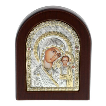 Iconita Boltuita Maica Domnului din Kazan 9 cm Iconita Boltuita Maica Domnului din Kazan 9 cm