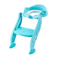 Reductor pentru toaleta cu scarita Little Mom Blue