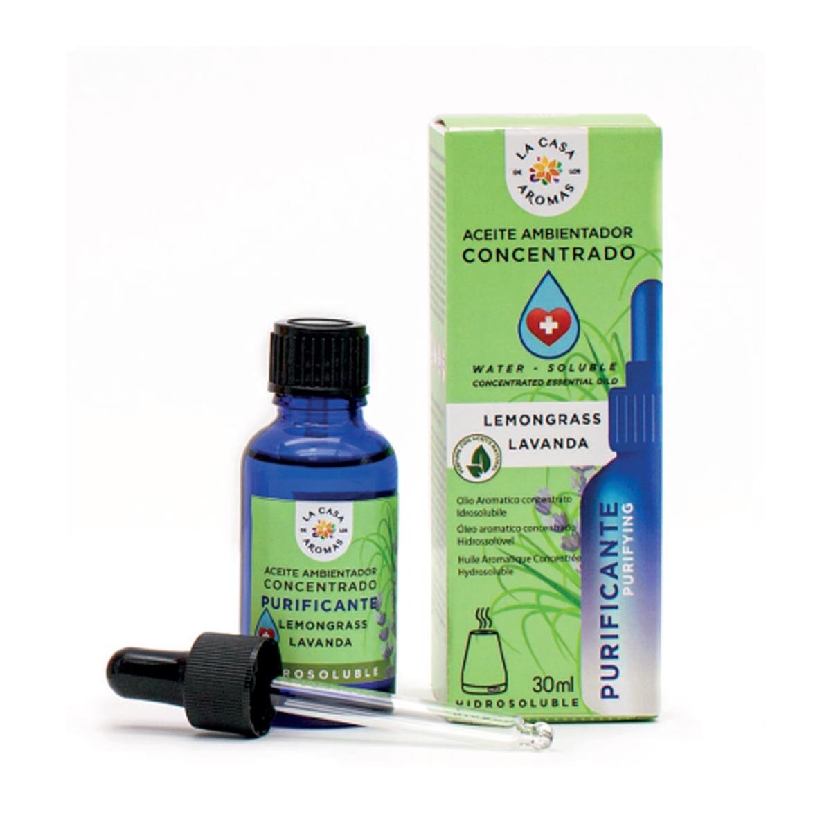 Ulei purificare hidrosolubil lemongras si lavanda 30 ml