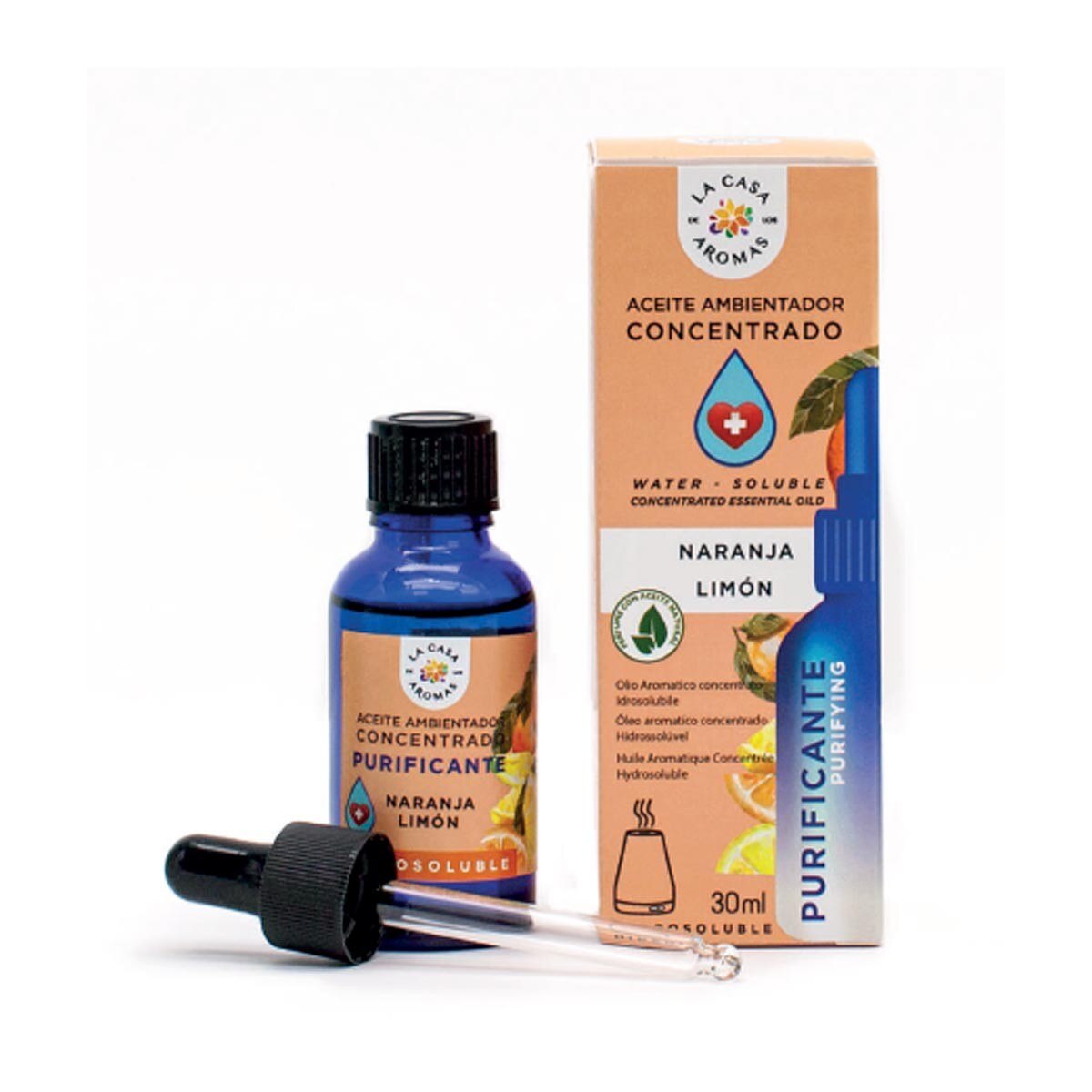 Ulei purificare aer hidrosolubil portocala si lamaie 30 ml