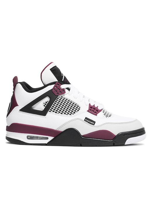 Спортни обувки, Air Jordan 4 Retro PSG Paris Saint-Germain, Бял/Бордо, 44.5