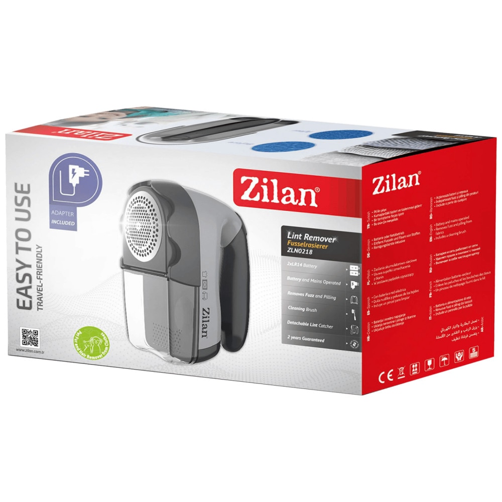 Aparat de curatat scame Zilan ZLN0218, 8800 rpm, Negru