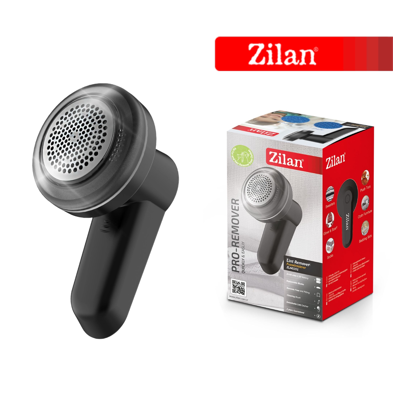 Aparat de curatat scame Zilan ZLN0201, Negru