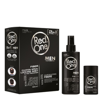 Pachet Redone: Fixativ, 100 ml + Volume fiber black, 12 gr Pachet Redone: Fixativ, 100 ml + Volume fiber black, 12 gr