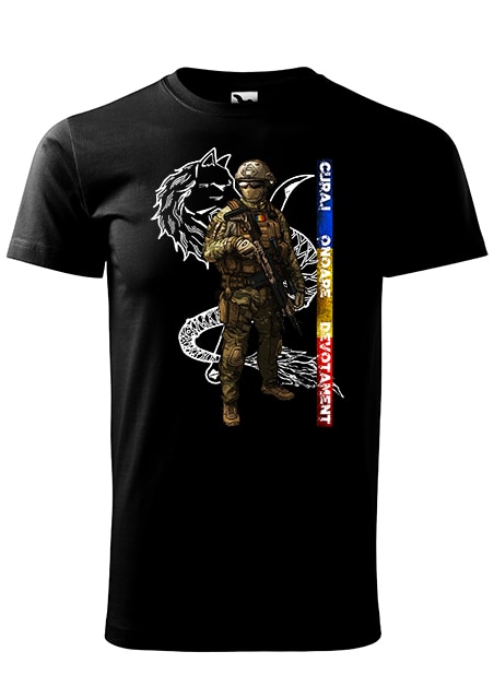 Tricou cu maneca scurta,Onoare si Respect