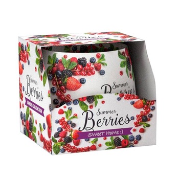 Lumanare parfumata fructe de padure 100 gr Lumanare parfumata fructe de padure 100 gr