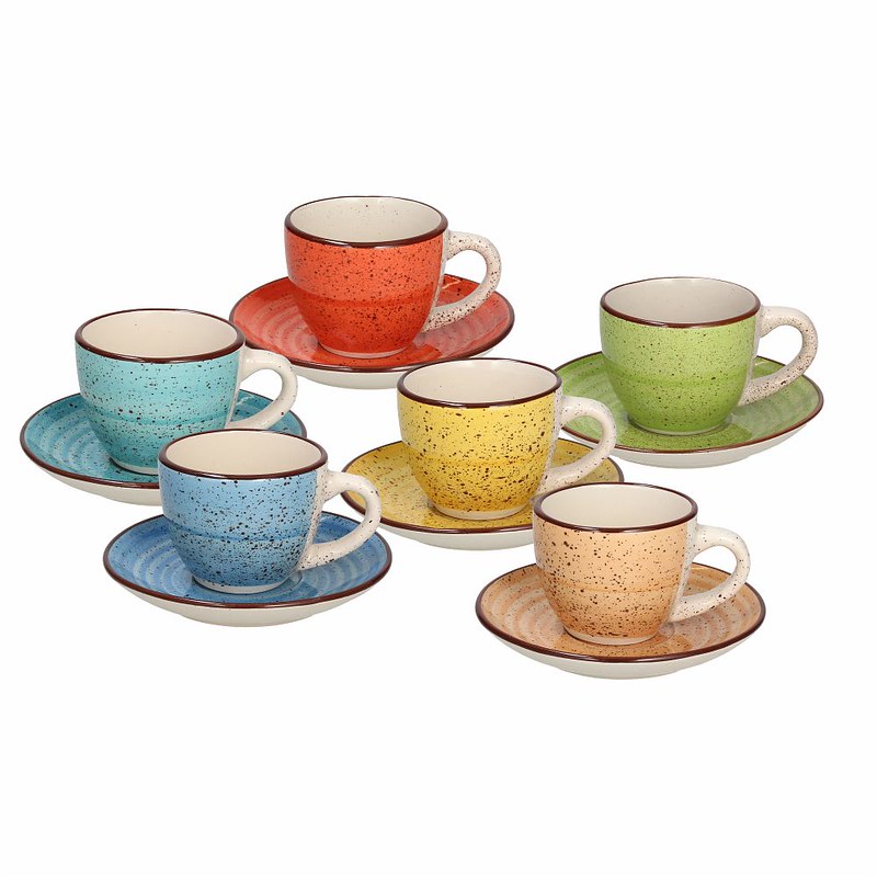 Set pentru cafea, 12 piese, Art Pepper, 95 ml
