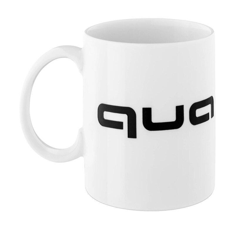 Cana ceramica, originala Audi Quattro, 300 ml, Portelan Alb