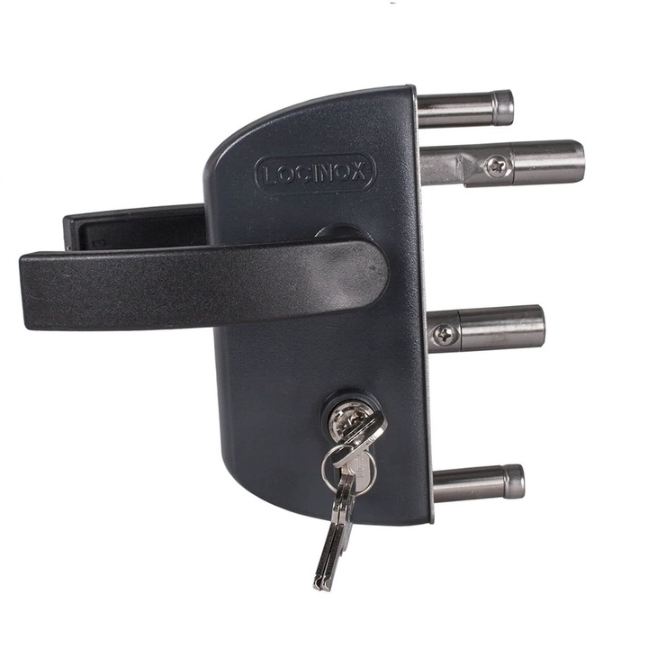 Incuietoare metalica LAKZ P1, Locinox, Profile 40 mm, Antracit