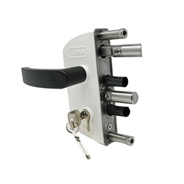 Incuietoare metalica LAKZ P1, Locinox, Profile 40 mm, Gri deschis