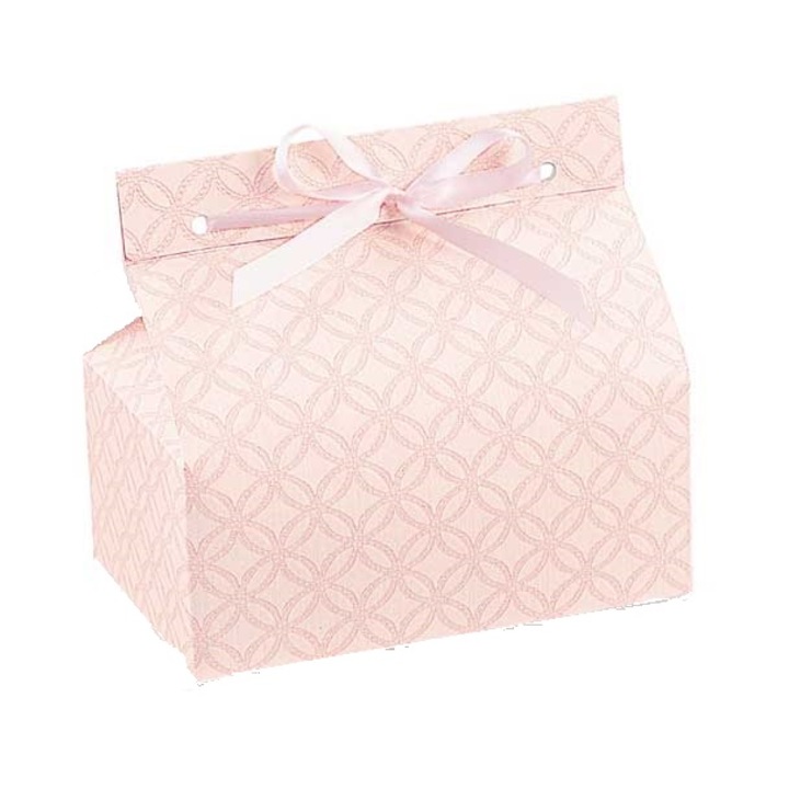 Cutie dulciuri Chic roz 140x90x60 mm