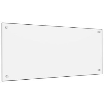 Panou antistropi pentru bucatarie, vidaXL, Sticla, 90 x 40 cm, Alb Panou antistropi pentru bucatarie, vidaXL, Sticla, 90 x 40 cm, Alb