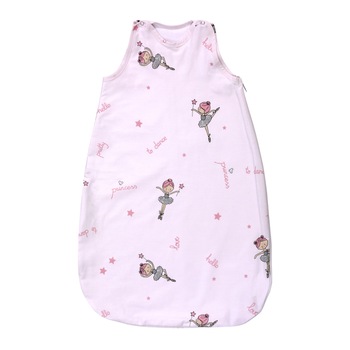 Sac de dormit de iarna Lorelli, 80 cm, bumbac ranforce, Ballett Pink, Roz/Gri Sac de dormit de iarna Lorelli, 80 cm, bumbac ranforce, Ballett Pink, Roz/Gri