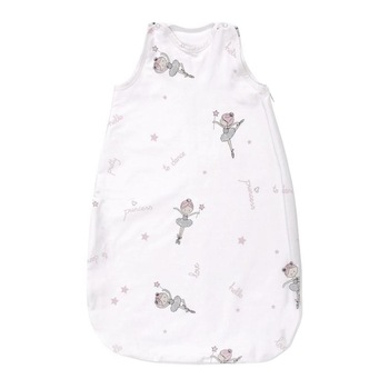 Sac de dormit de iarna Lorelli, 100 cm, bumbac ranforce, Ballett Pink, Roz/Gri Sac de dormit de iarna Lorelli, 100 cm, bumbac ranforce, Ballett Pink, Roz/Gri