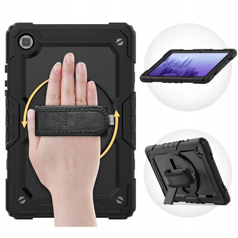 Carcasa 360 grade TECH-PROTECT Solid compatibila cu Samsung Galaxy Tab A7 2020/2022 10.4 inch Black