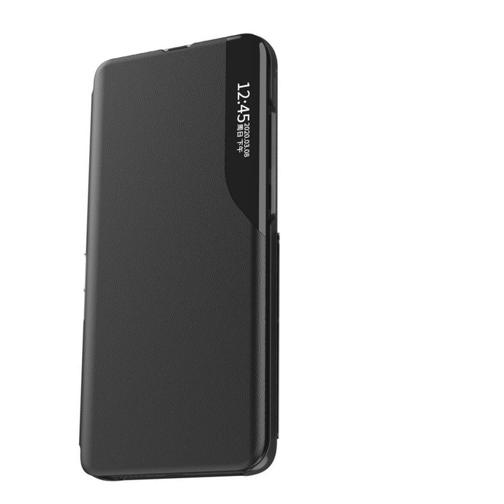 Кейс за Samsung Galaxy A52 5G / A52 4G еко кожа view case черен