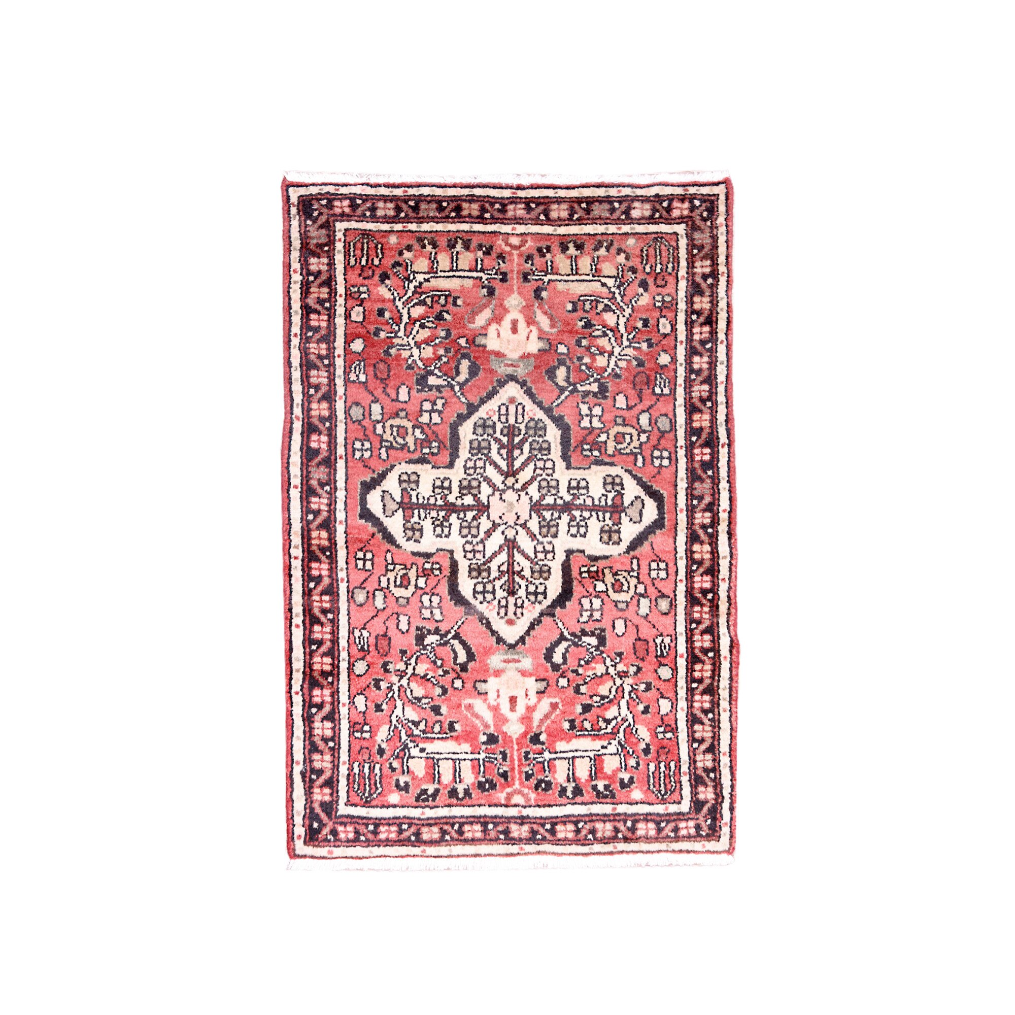 Covor Persan Hamedan,Manual ,Lana , Cod 3808 ,Size 100 x 68