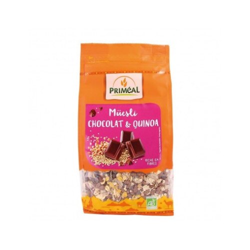 Musli bio cu quinoa si ciocolata 350g